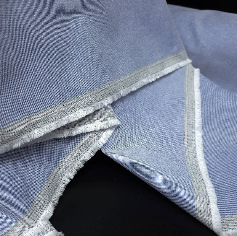 Tissu Oxford en coton pour chemises | Tissé teint