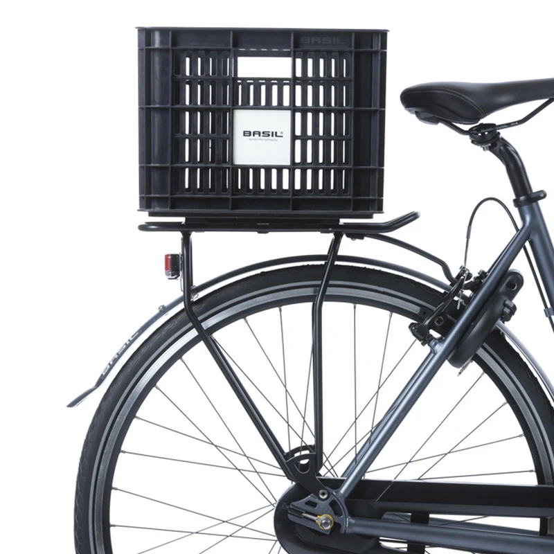 Caisse plastique recyclé pour porte-bagages vélo Basil MIK