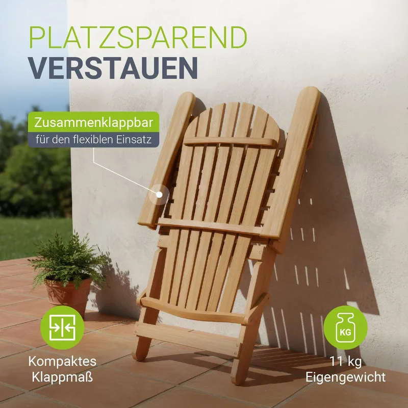 Chaise longue pliante de jardin Korfu