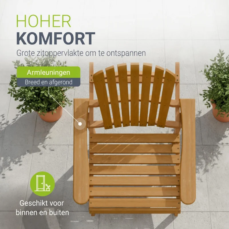 Chaise longue pliante de jardin Korfu