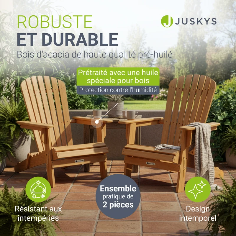 Chaise longue pliante de jardin Korfu