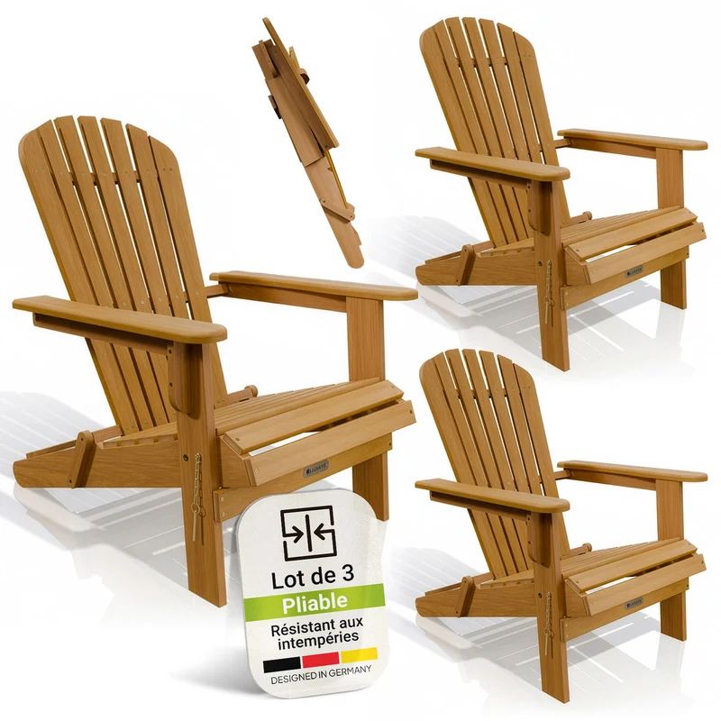 Chaise longue pliante de jardin Korfu