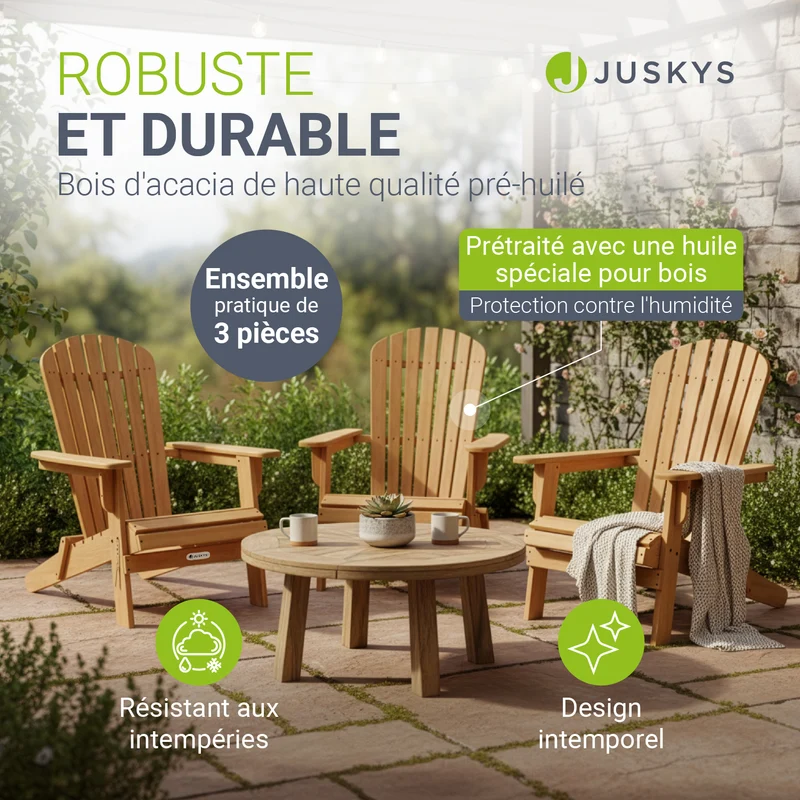 Chaise longue pliante de jardin Korfu