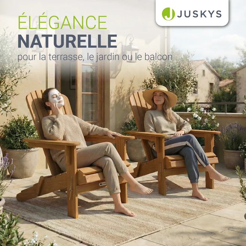 Chaise longue pliante de jardin Korfu