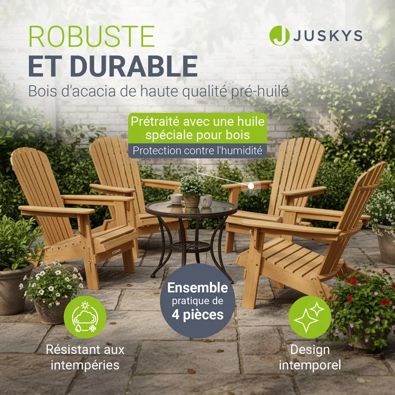 Chaise longue pliante de jardin Korfu