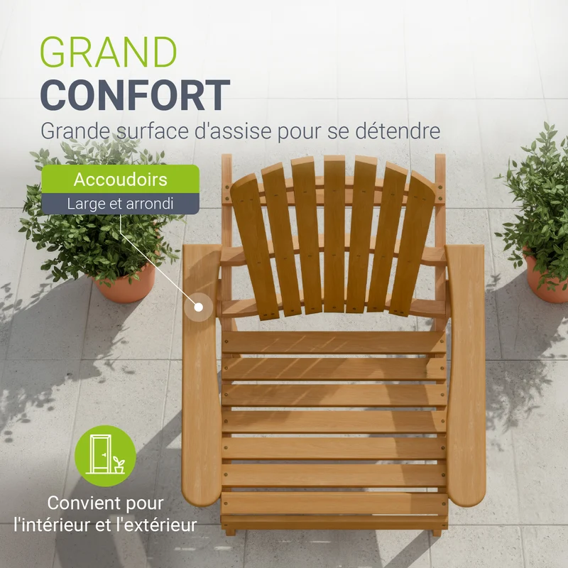 Chaise longue pliante de jardin Korfu