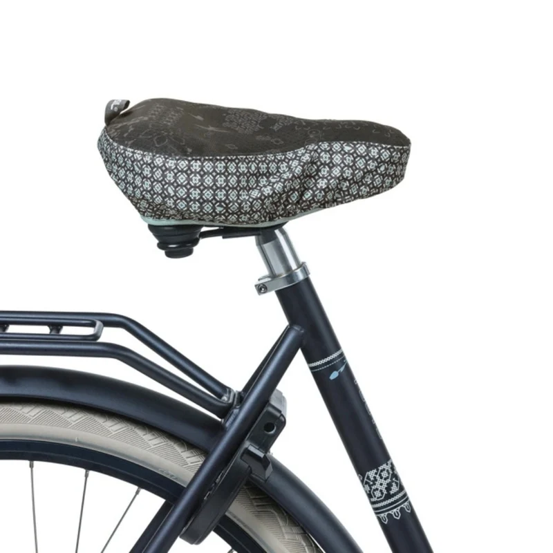 Couvre-selle vélo imperméable Basil à motif Bohème