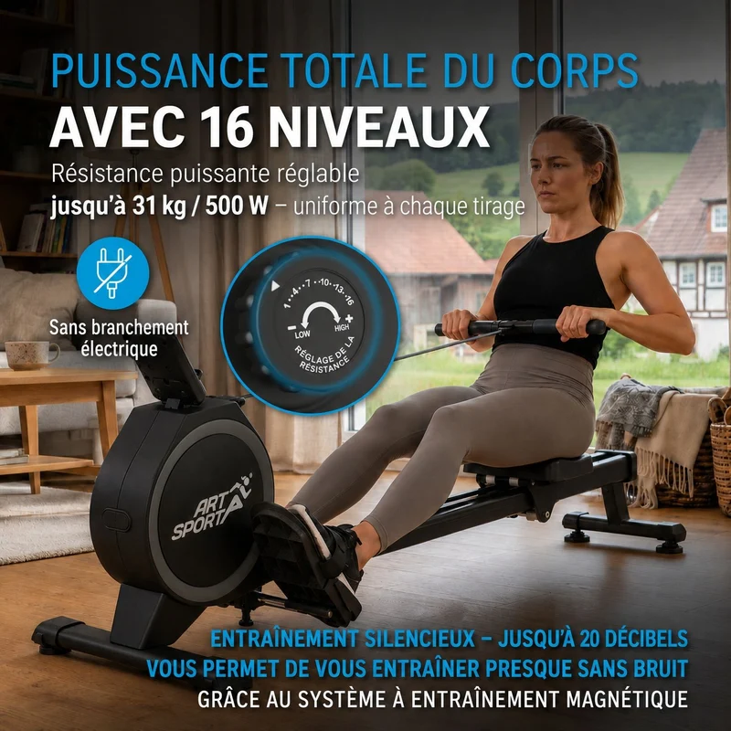 Rameur pliable Rowmaster