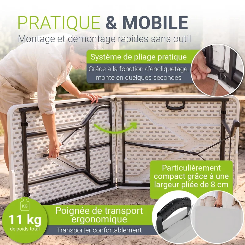 Table pliante Easyfold