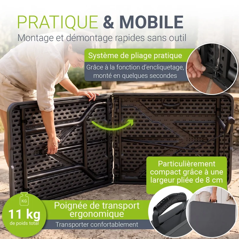 Table pliante Easyfold