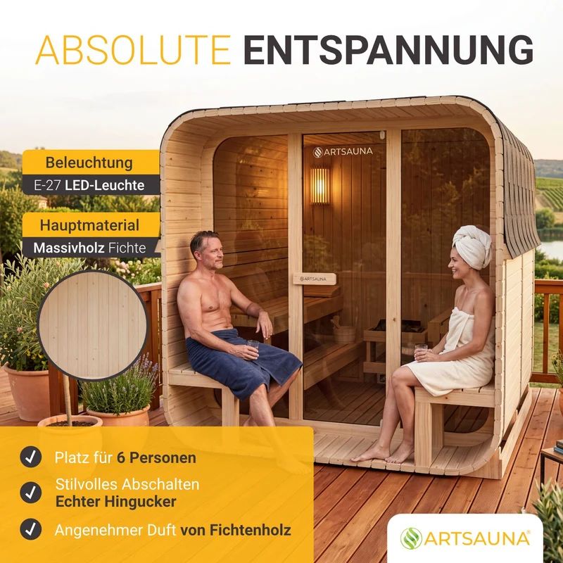Sauna finlandais Fjora XL
