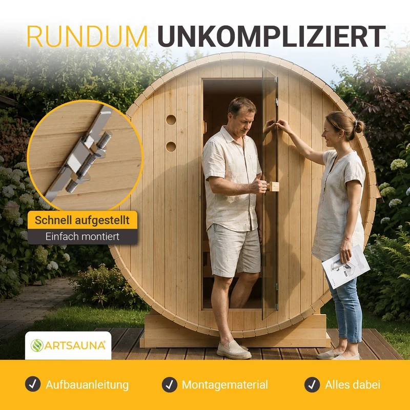Sauna tonneau Spitzbergen