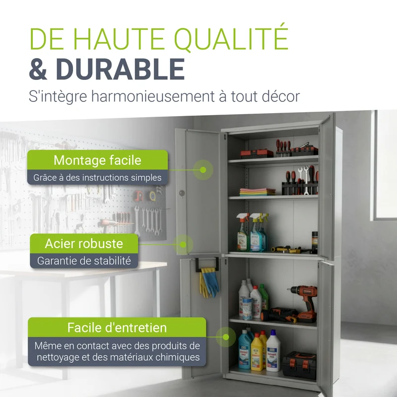 Armoire à dossiers en métal