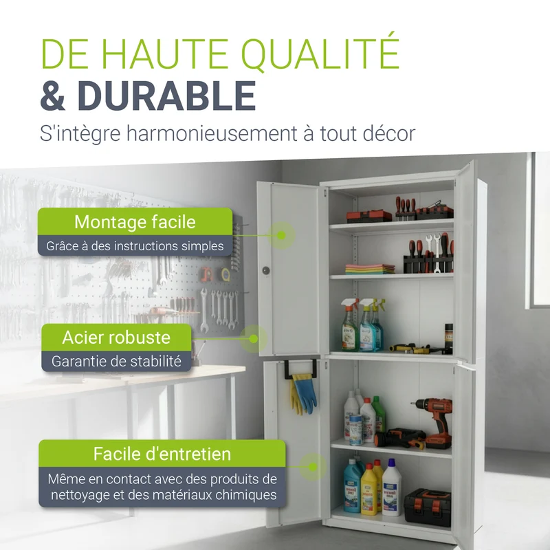 Armoire à dossiers en métal