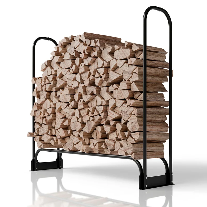 Abri à bois extérieur en acier