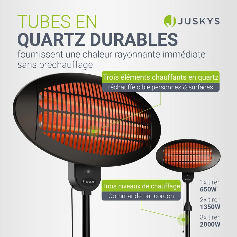 Chauffage infrarouge extérieur
