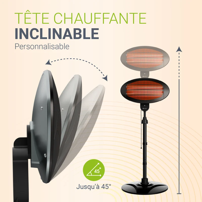 Chauffage infrarouge extérieur