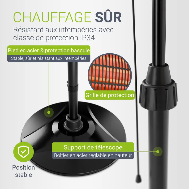 Chauffage infrarouge extérieur