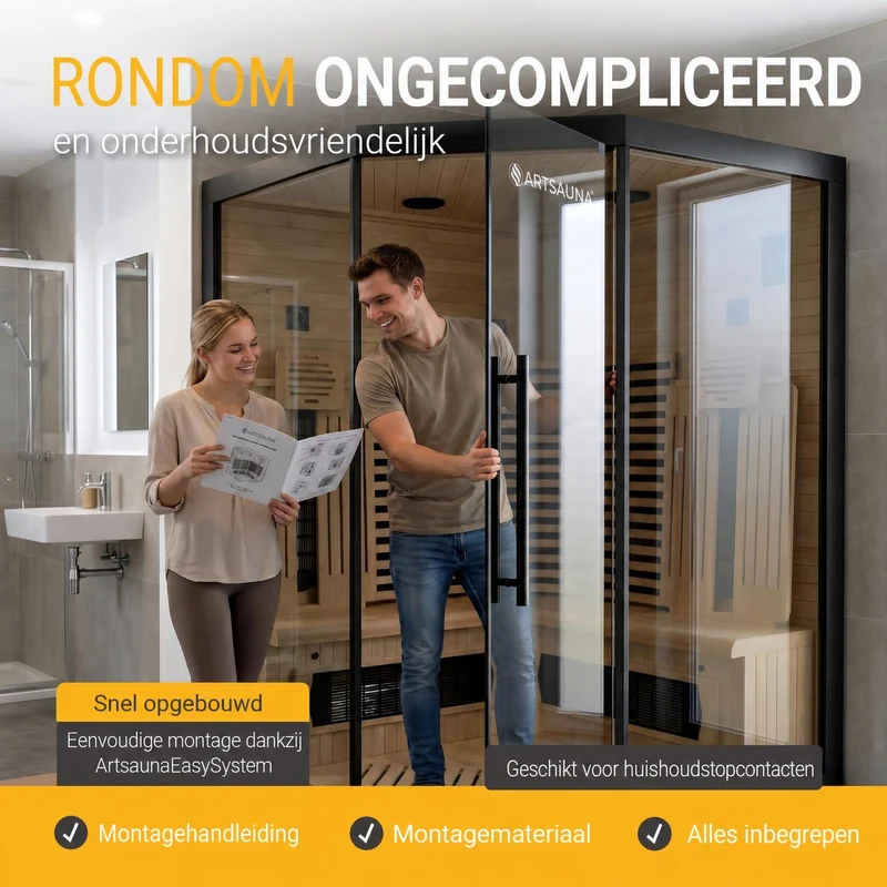 Sauna infrarouge Malmö 140 - noir