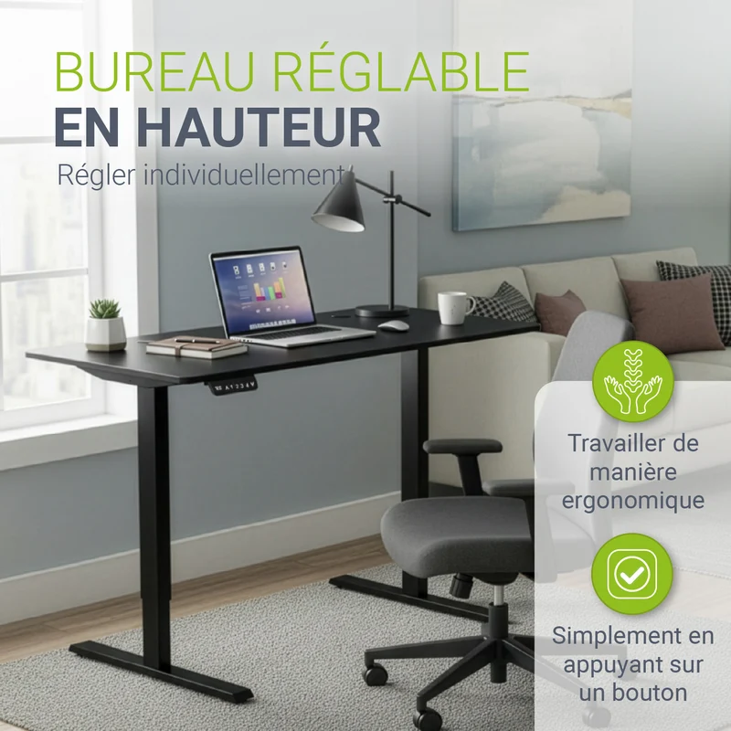 Bureau assis-debout électrique Office Stand