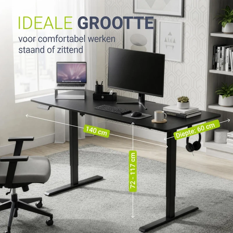 Bureau assis-debout électrique Office Stand