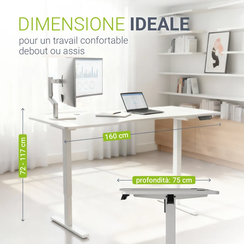 Bureau assis-debout électrique Office Stand