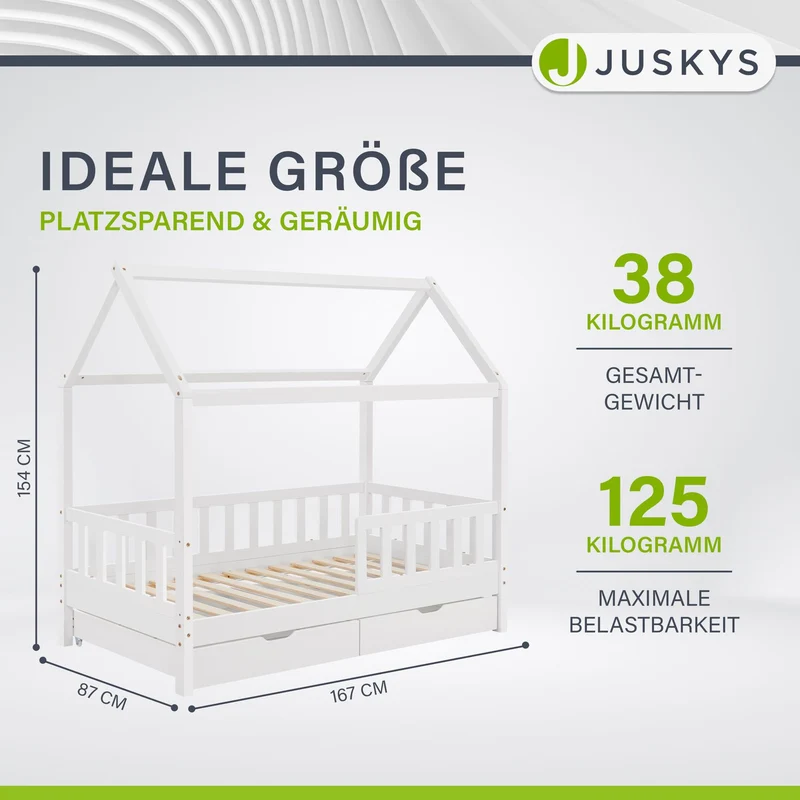 Lit enfant Marli 80 x 160 cm avec sommier