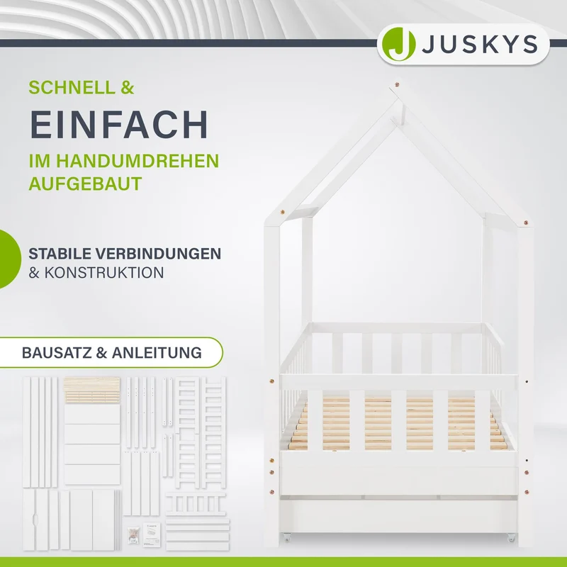 Lit enfant Marli 80 x 160 cm avec sommier