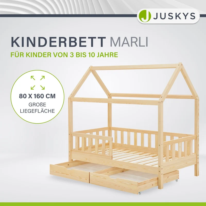 Lit enfant Marli 80 x 160 cm avec sommier