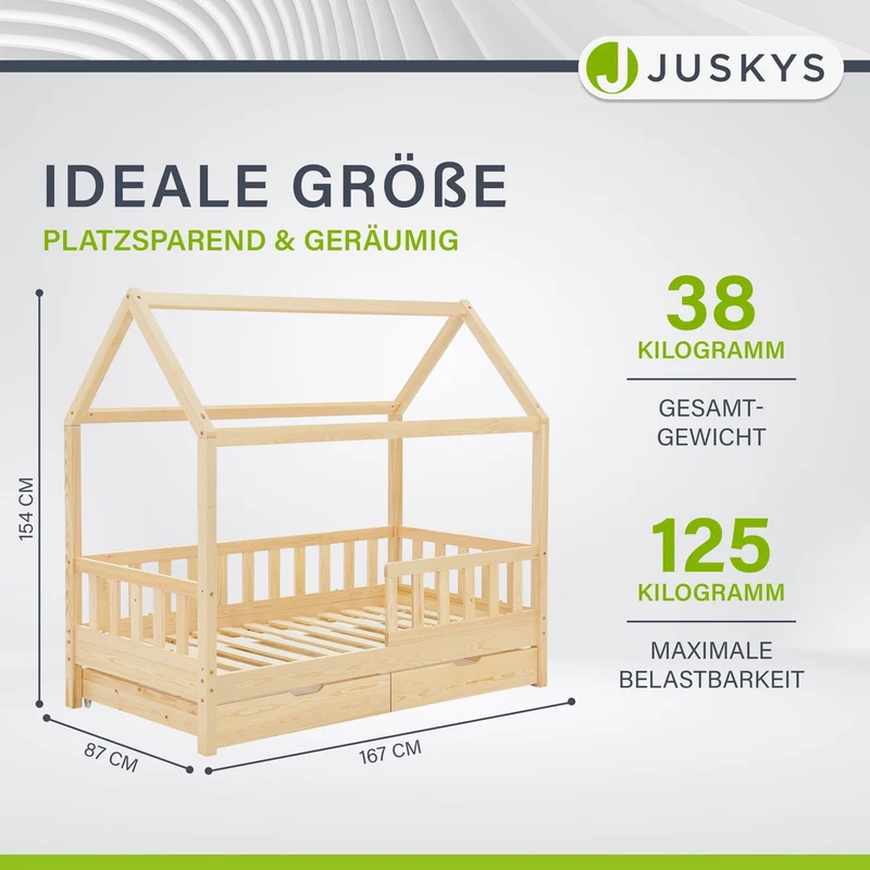Lit enfant Marli 80 x 160 cm avec sommier