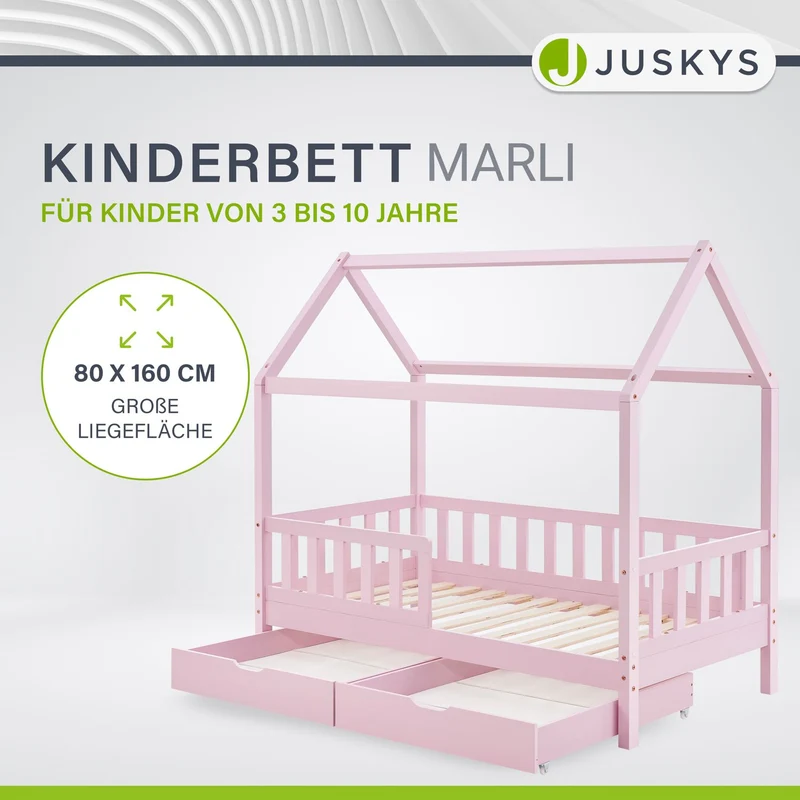 Lit enfant Marli 80 x 160 cm avec sommier