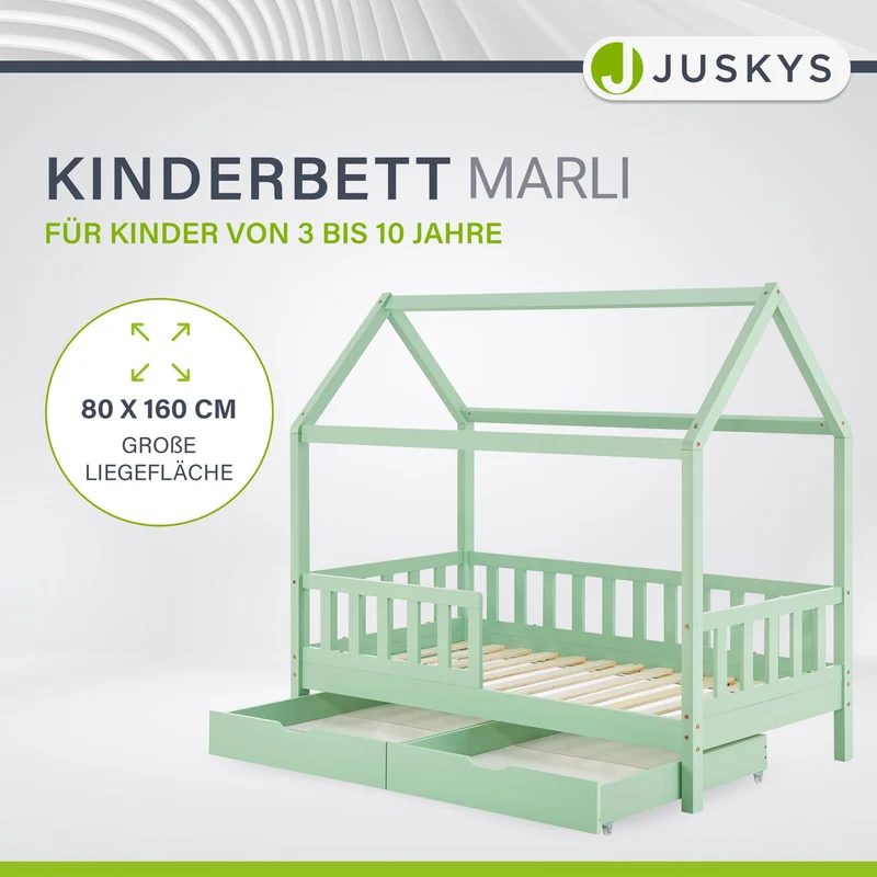 Lit enfant Marli 80 x 160 cm avec sommier