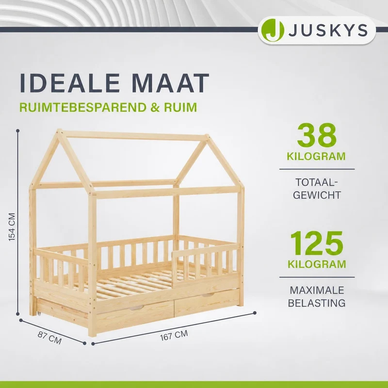 Lit enfant Marli 80 x 160 cm avec sommier