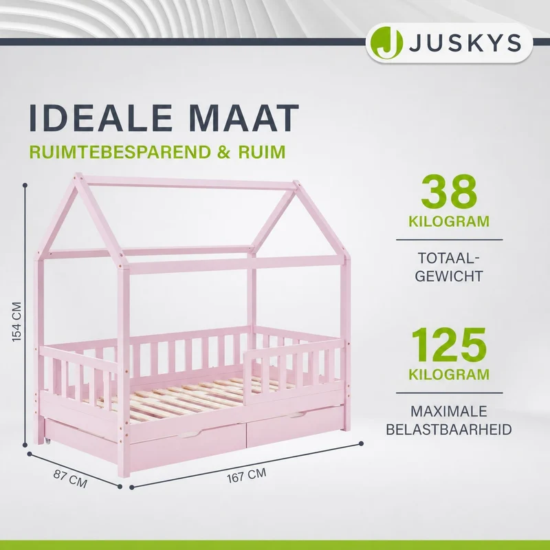 Lit enfant Marli 80 x 160 cm avec sommier