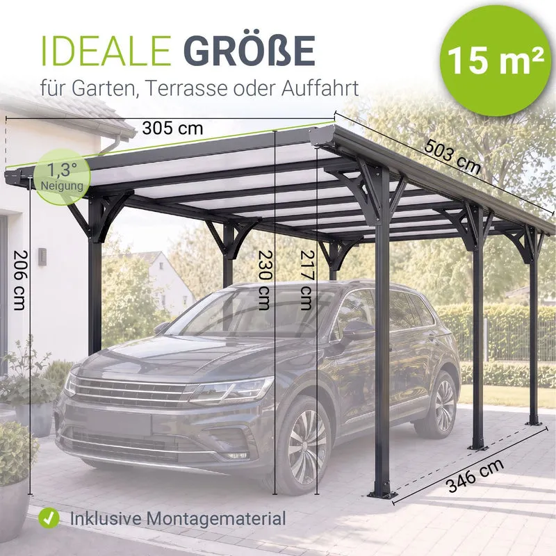 Carport 5x3 m