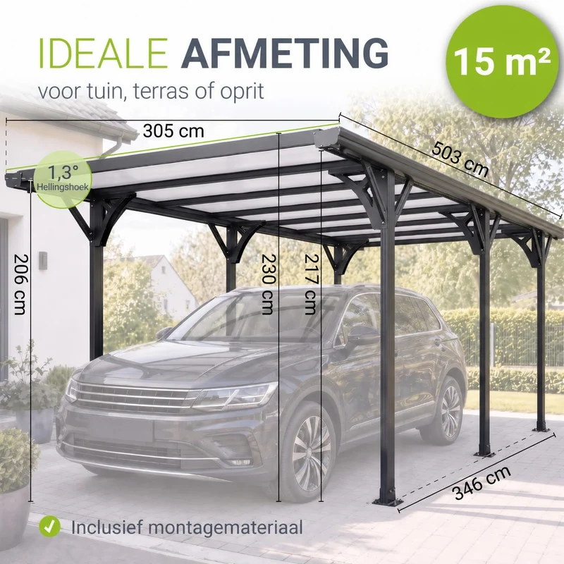 Carport 5x3 m