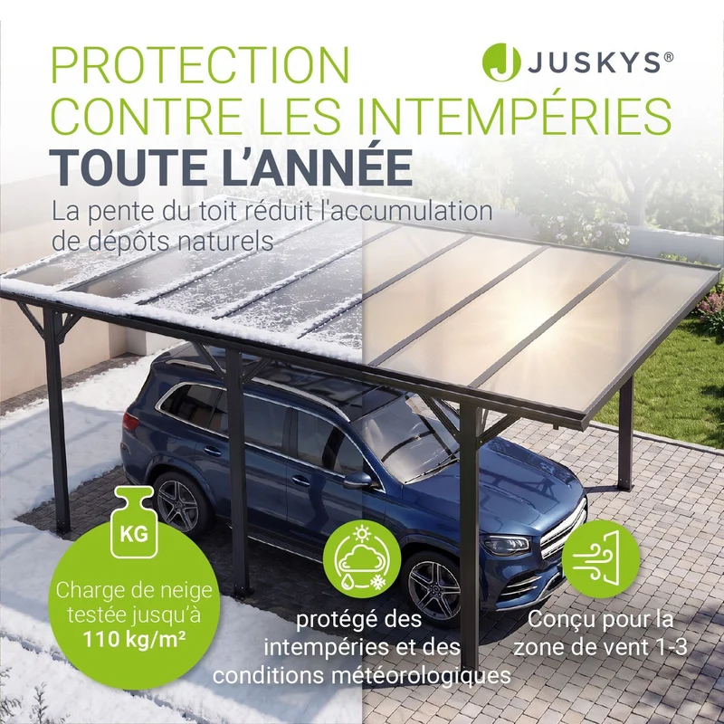 Carport 5x3 m