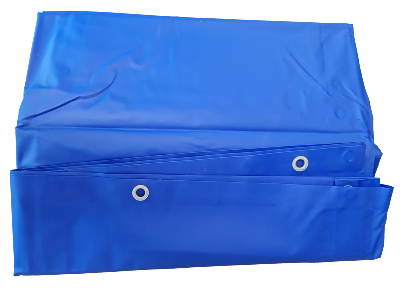 Bâches PVC lourde avec œillets 580gr/m²