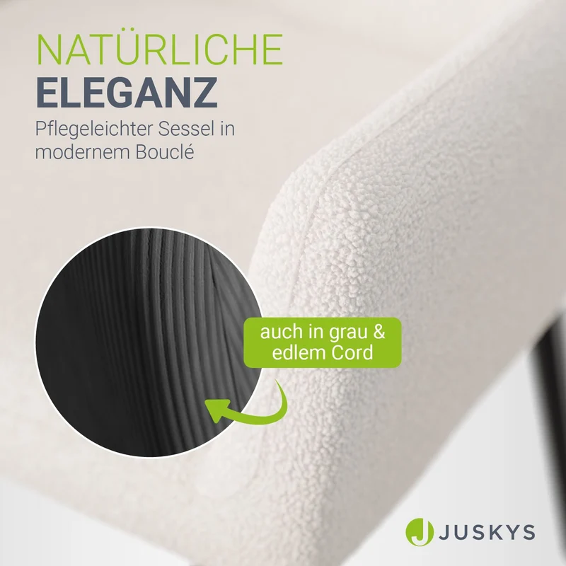 Fauteuil à oreilles avec tabouret Odense en option