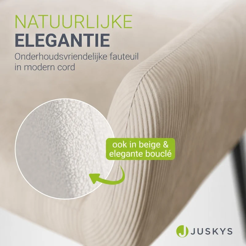 Fauteuil à oreilles avec tabouret Odense en option