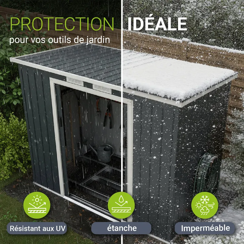 Abri de jardin en métal
