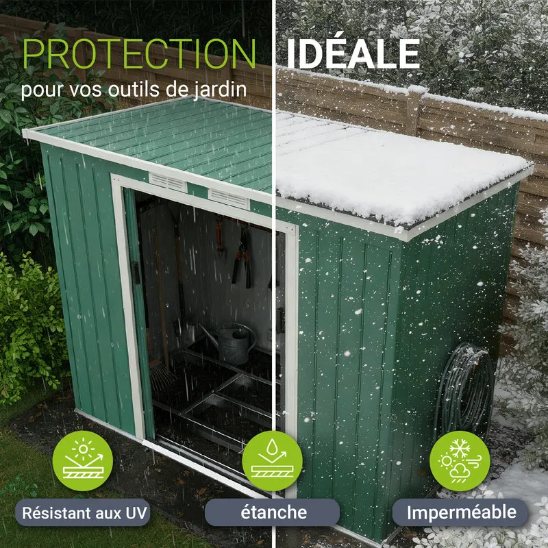 Abri de jardin en métal