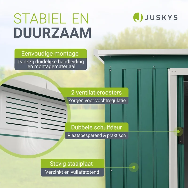 Abri de jardin en métal