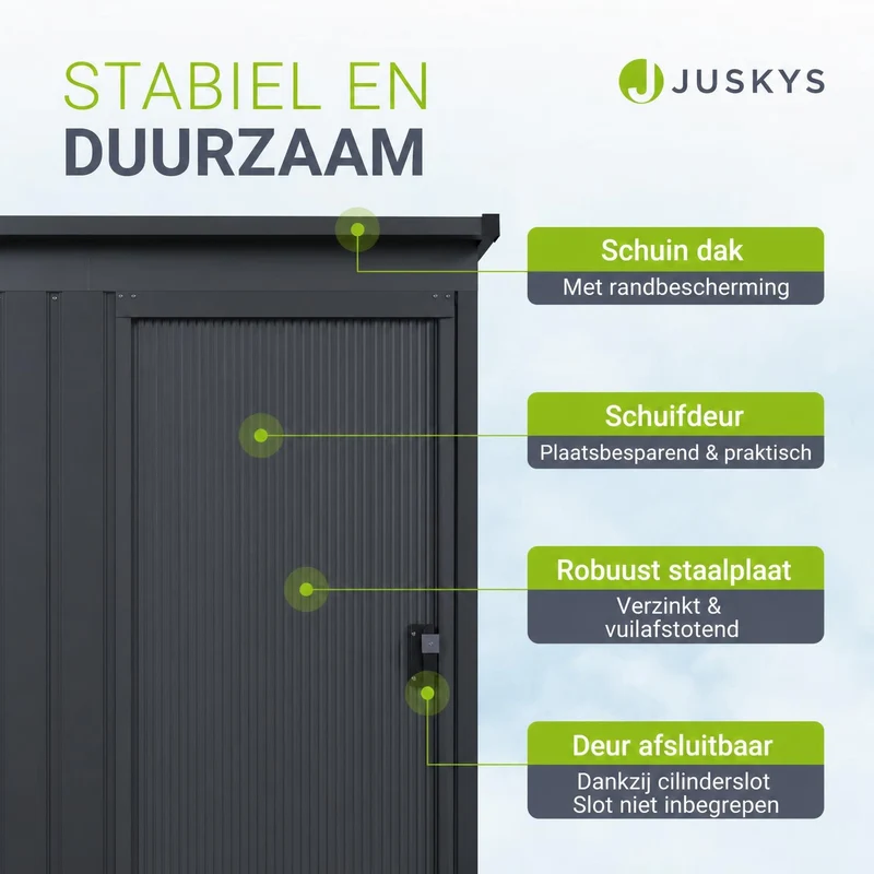 Abri de jardin en métal