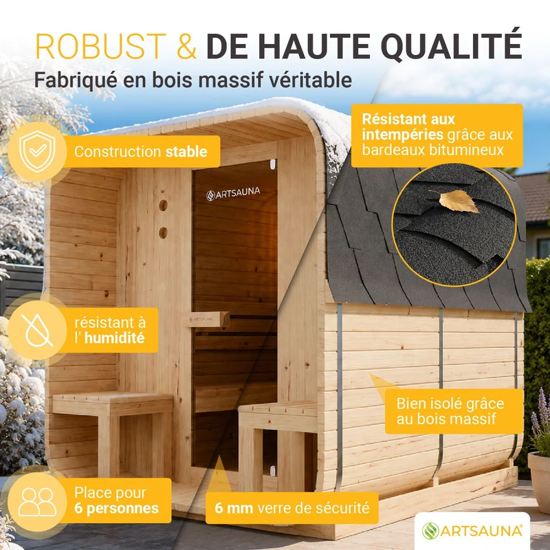 Sauna finlandais Nolvik