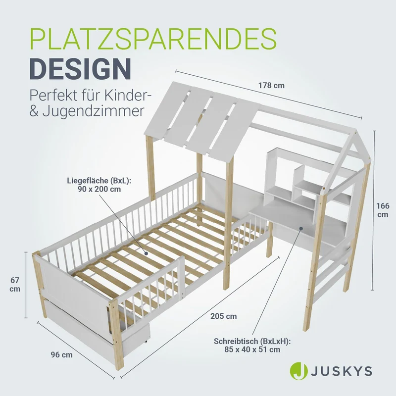 Lit enfant Yari 90 x 200 cm