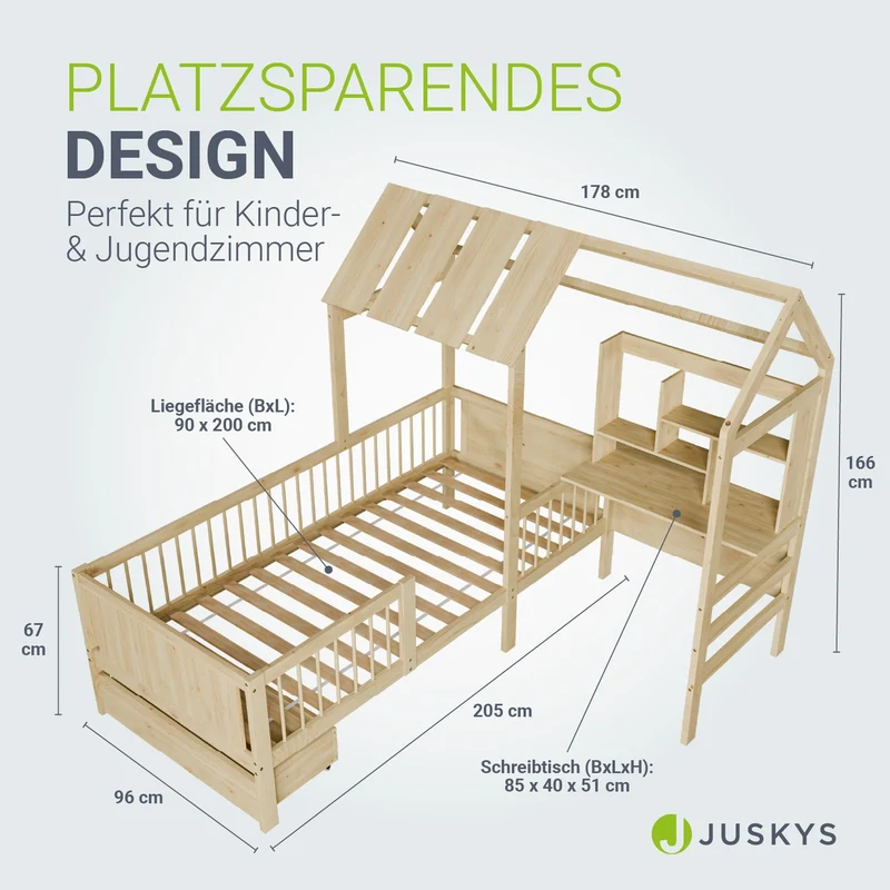 Lit enfant Yari 90 x 200 cm