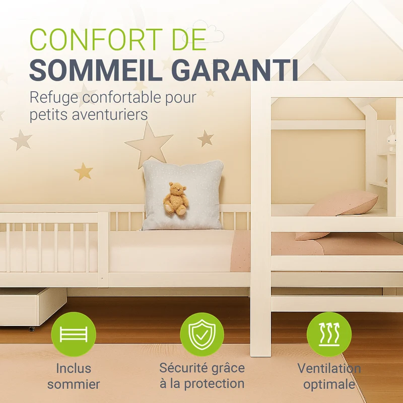 Lit enfant Yari 90 x 200 cm