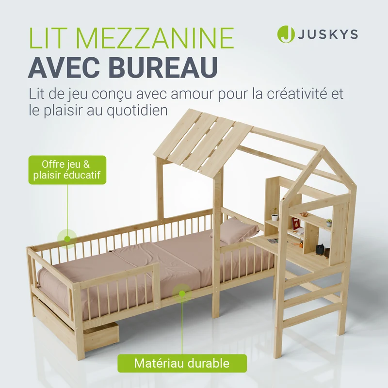 Lit enfant Yari 90 x 200 cm