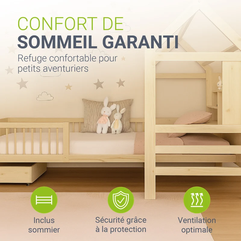 Lit enfant Yari 90 x 200 cm